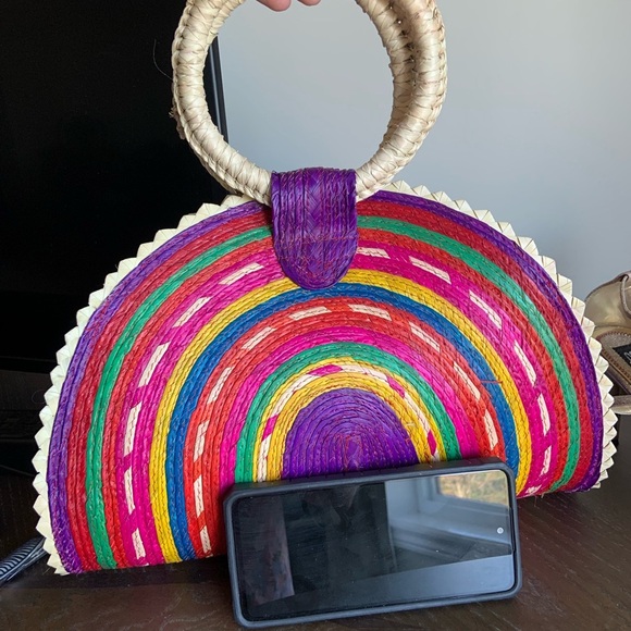 New Colorful Woven Handbag - Picture 7 of 7